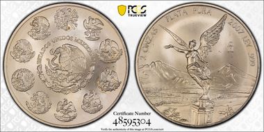 2007-Mo 2 Onza Libertad Ag MS67