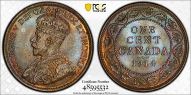 1914 1C MS64BN