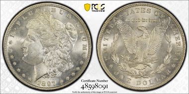 1897 $1 MS64