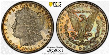 1885 $1 MS63