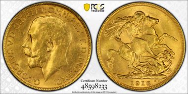 1916-P Sov S-4001 MS64