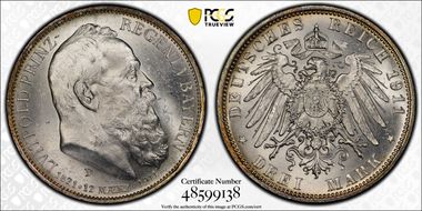 1911-D 3 Mk Birthday J-49 Ag MS64