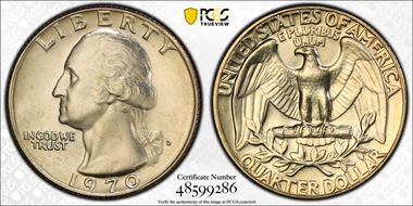 1970-D 25C DDR FS-801 MS66