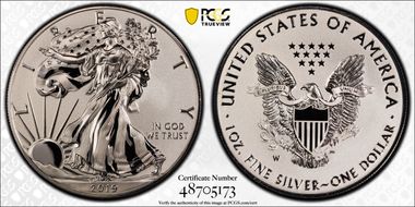 2019-W $1 Silver Eagle Enhanced Rev PR PR69