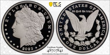 2023-S $1 Morgan Dollar PR70DCAM