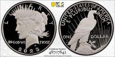 2023-S $1 Peace Dollar PR69DCAM