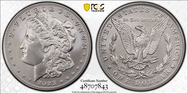 2023 $1 Morgan Dollar MS70