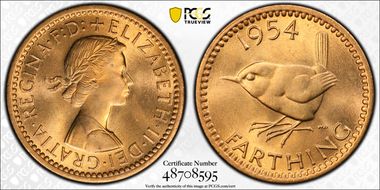 1954 1/4D S-4159 MS65RD