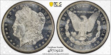 1883-CC $1 MS63DMPL