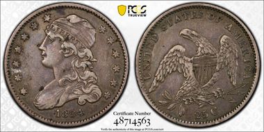 1834 25C XF40
