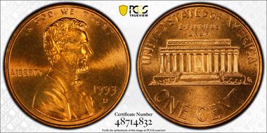 1993-D 1C MS68RD