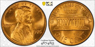 1976 1C MS67+ RD