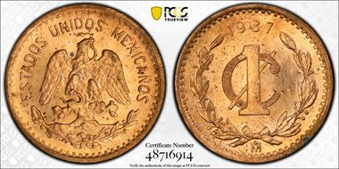 1937-Mo 1C MS65RD