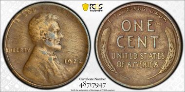 1922 No D 1C Strong Reverse F12BN