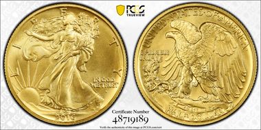 2016-W 50C 100th Anniversary Gold SP70