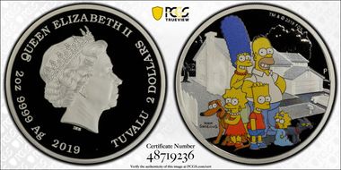 2019-P $2 The Simpson Family First Strike PR70DCAM