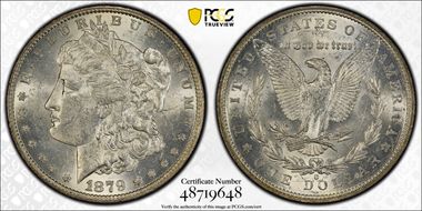 1879-O $1 AU58