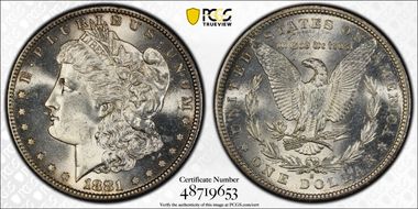 1881-S $1 MS64