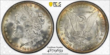 1889 $1 MS63