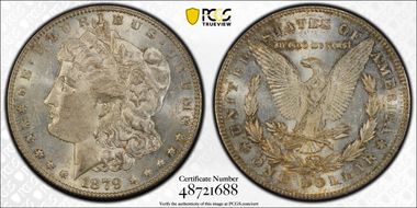 1879-S $1 Reverse of 1878 MS62