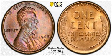 1942-D/D 1C RPM FS-504 MS65RB