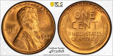 1944-D 1C DDO, FS-101 MS64RD