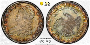 1818 50C MS64
