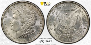 1888 $1 MS66+