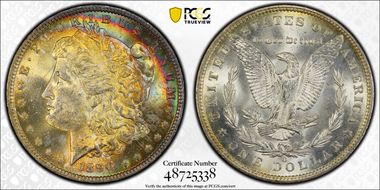 1890-O $1 MS63+