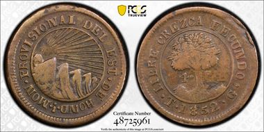 1852-T G 4 R KM-20b Provisional VF30