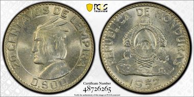 1952 20C KM-73  Ag MS65