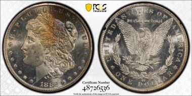 1882-CC $1 GSA Hoard MS63PL
