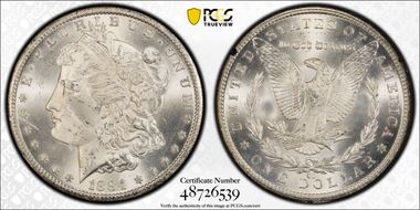 1884-CC $1 GSA Hoard MS64