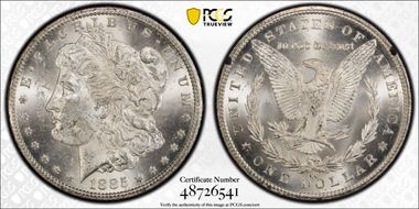1885-CC $1 GSA Hoard MS62