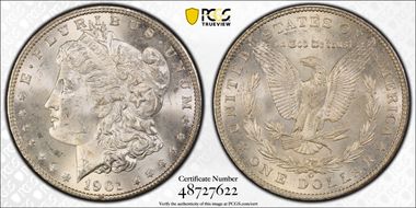 1901-O $1 MS64