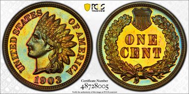 1903 1C PR65+ BN