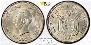 1946 Sucre KM-78.2 MS66