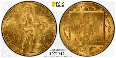1927 Ducat VS-1756 Au MS63
