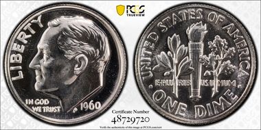 1960 10C DDO FS-105 PR68