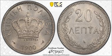 1900-A 20 Lep KM-5 MS64