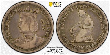 1893 25C Isabella F12