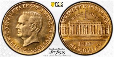 1917 G$1 McKinley MS64