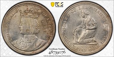 1893 25C Isabella AU55