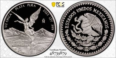 2023-Mo 1/2 oz Libertad Ag PR70DCAM