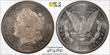1878 8TF $1 VAM 14.16 Wild Lips MS63DMPL