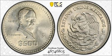 1992-Mo 500 P Madero MS65