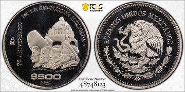 1985-Mo 500 P Revolution KM-511  Ag PR68DCAM