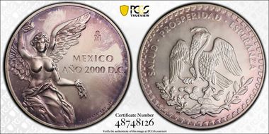 2000-Mo Medal Turn of the Millennium Ag PR66DCAM