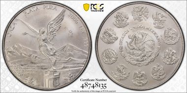 2006-Mo Onza Libertad Ag MS66