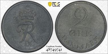 1957 C; S 2 Øre MS64